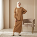 Pull Oversize & Jupe Longue