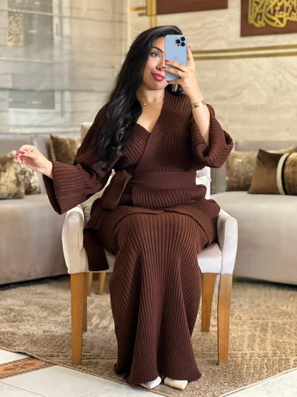 Elegant Ribbed Dress