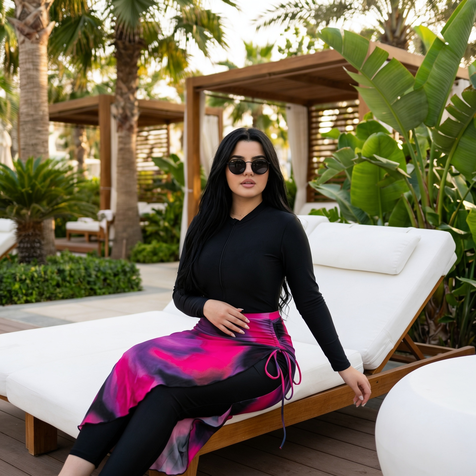 Burkini Femme Élégant 3 Pièces