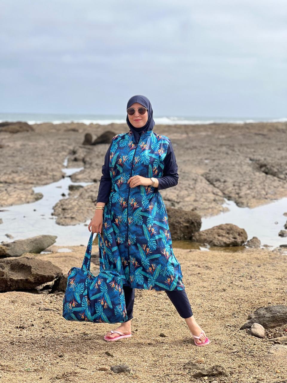 Botanical Breeze Layered Swim Ensemble