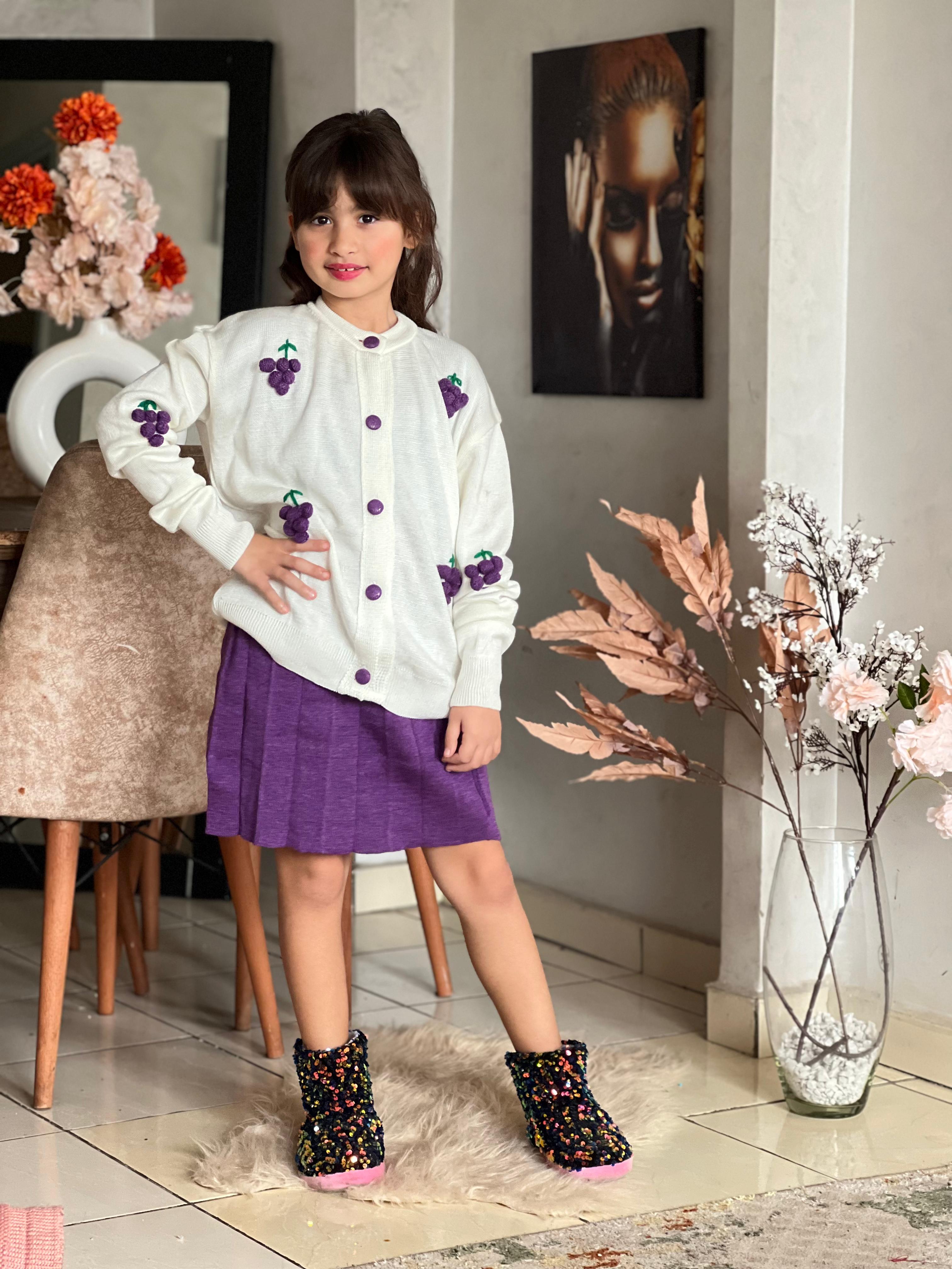 Floral Elegance Cardigan Set