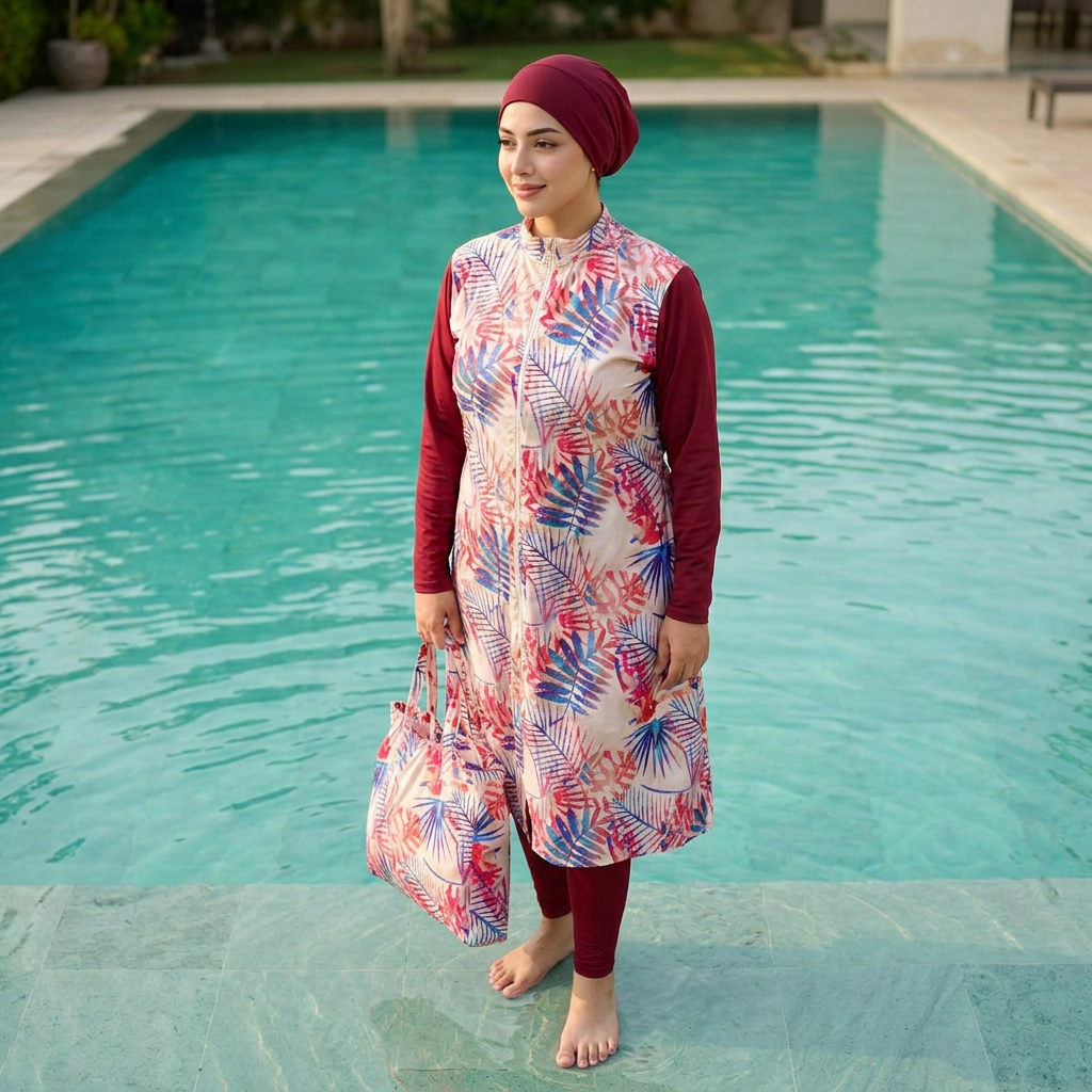 Ensemble de bain superposé